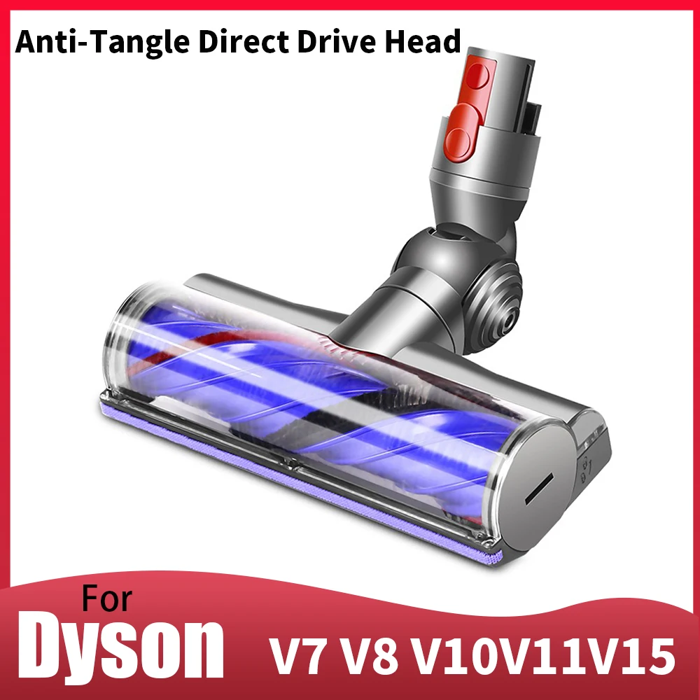 Für Dyson V7 V8 V10 V11 V15 Anti-Tangle Direct Drive Reinigungskopf Staubsauger Motorhead Turbinenbürste Bodenwerkzeug Ersatzteile Image