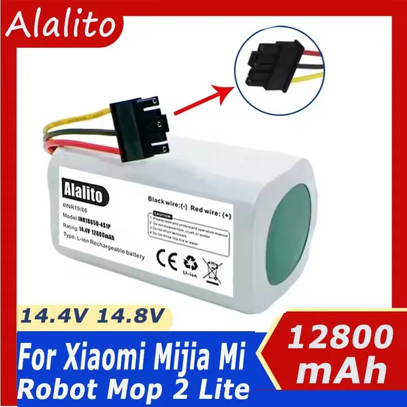 Neue 14,4 V 2800 mAh/12800 mAh Batterie N011-4S1P für Xiaomi Mi Roboter Staubsauger 2 Lite MJSTL Staubsauger Image