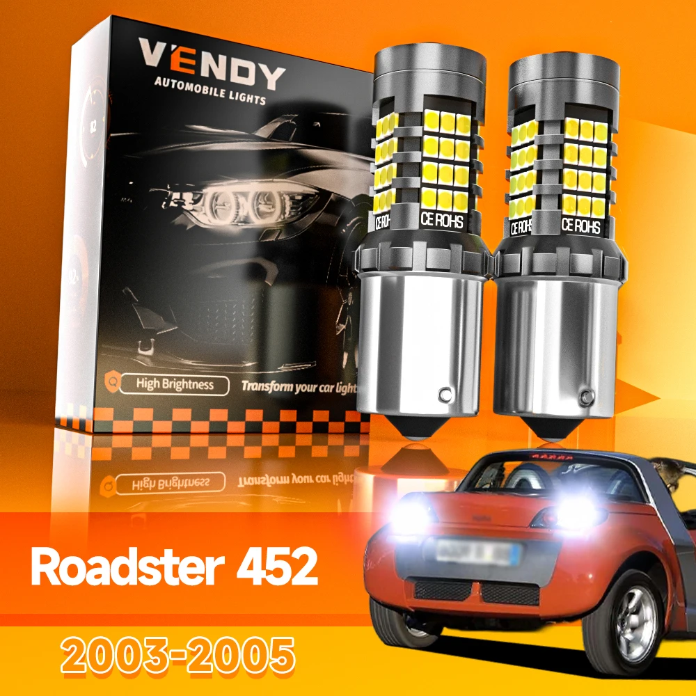 2 stücke Für Smart Roadster 452 2003 2004 2005 LED Reverse Licht Backup Lampe Canbus Zubehör Image