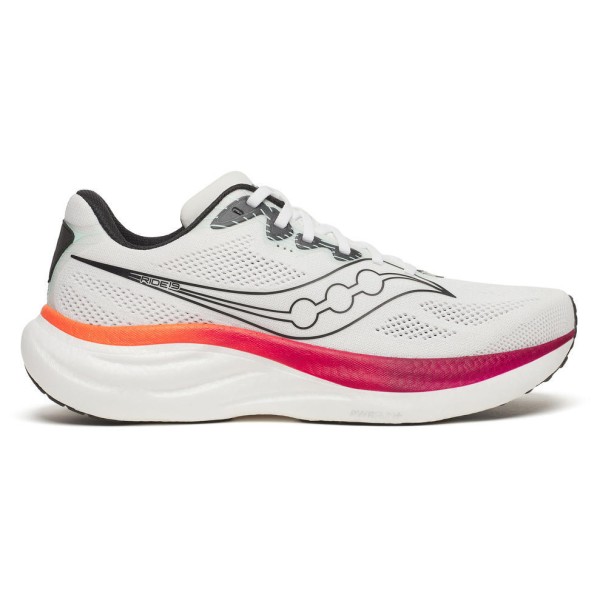Saucony - Ride 19 - Runningschuhe 44,5 | EU 44,5 weiß/ crimson