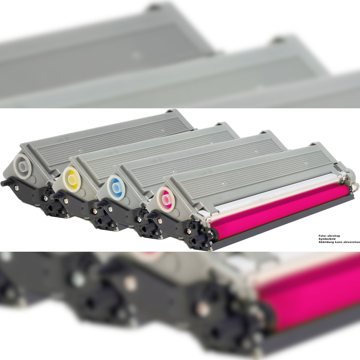 Kompatibel 4x OBV Toner für Brother TN328 TN-328 schwarz cyan magenta gelb je 6000 Seiten Image