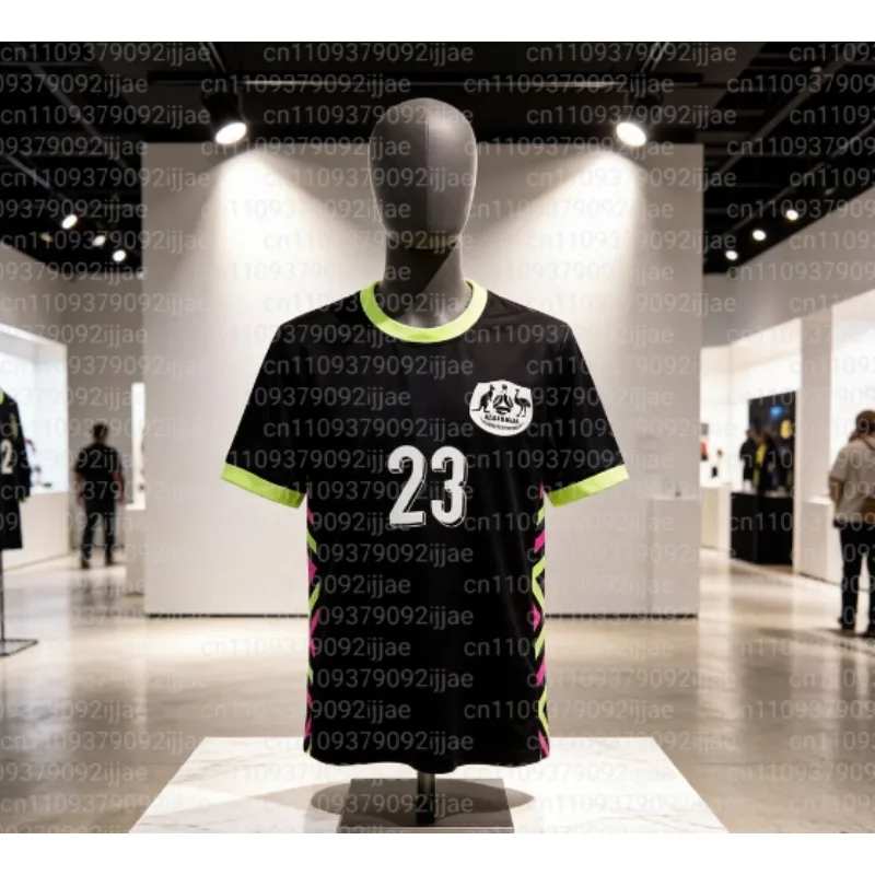 Maillots de football australiens 2026 imprimés en 3D, édition fan domicile et extérieur, respirants, séchage rapide, vêtements parent-enfant