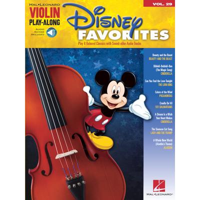 Hal Leonard Violin Play-Along Disney Favs