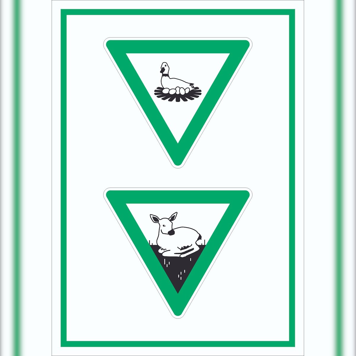 HB-Druck Brut- und Setzzeit hochkant Symbol Schild A1 (594x841mm) Image