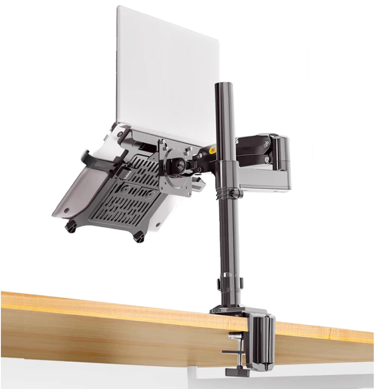 Nb 2 in 1 h100 h80 FP-2 für 22-35 "Monitor 10"-17 "Laptop Desktop Gas feder halter Notebook Computer Mount Stand Laptop Klemme Image