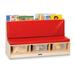 Jonti-Craft® Reading Bench, Solid Wood in Red | 23.5 H x 42 W x 39.5 D in | Wayfair 53410JC