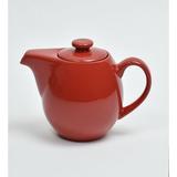 Omniware Teaz 0.75-qt. Teapot w/ Infuser Stoneware/Terracotta in Red | 5.5 H x 7.25 W x 4.5 D in | Wayfair 1508825