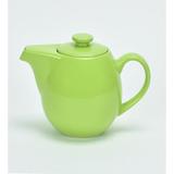 Omniware Teaz 0.75-qt. Teapot w/ Infuser Stoneware/Terracotta in Green | 5.5 H x 7.25 W x 4.5 D in | Wayfair 1508851