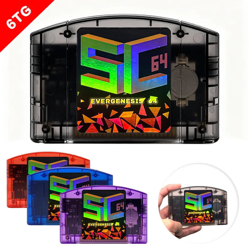 SC64 Open Source FlashCard N64 5000 en 1 cartouche de jeu pour Console de jeu vidéo Nintendo 64 compatibilité 64DD/SNES/GB jeux