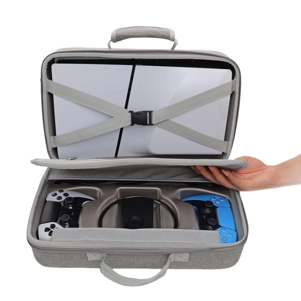Étui de transport, étui de protection, sac de rangement pour PS5 Slim, pour la console PS5 Slim, les manettes et autres accessoires pour la console Playstation 5 Slim