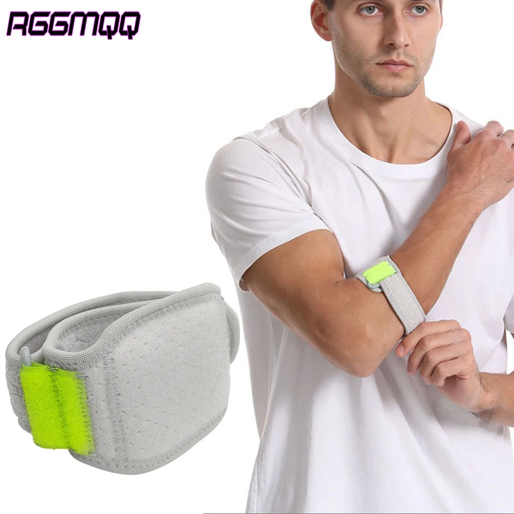 1/2 Stück professionelle Tennis-Ellbogenbandage mit Polsterung – verstellbarer Riemen für Sehnenentzündungen, Golfer-Ellbogenstütze für Männer und Frauen, Sport