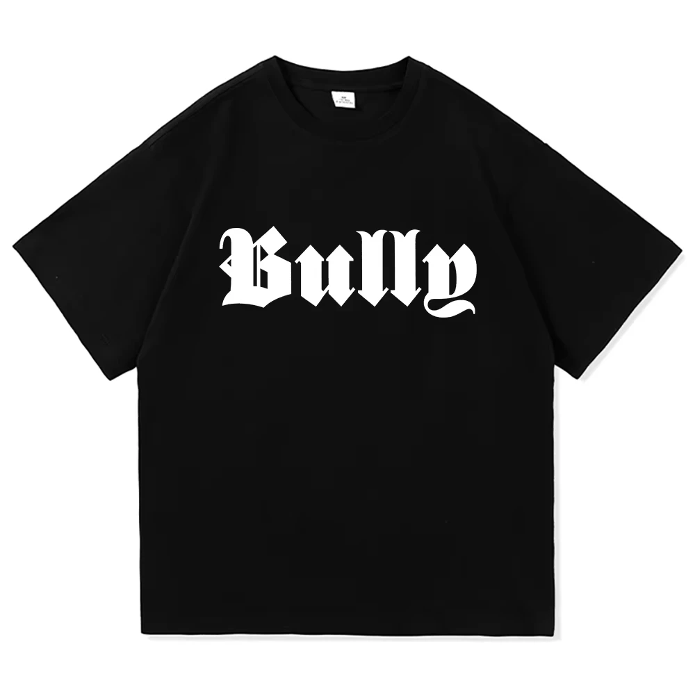 Kanye West Bully 2026 Neues Album-Logo-Grafikdesign 100% Baumwolle Unisex-Shirt Sommer Hip-Hop Y2k-Stil Mode Herren O-Ausschnitt T-Shirt Fan-Geschenk