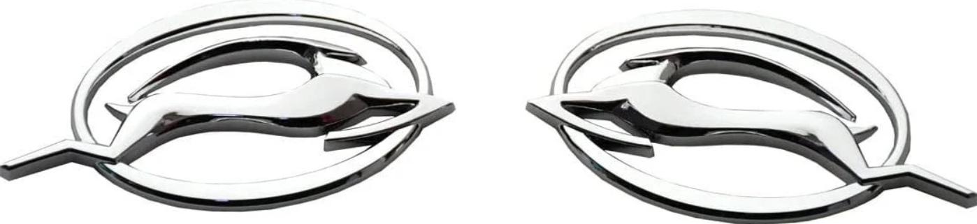 Chevrolet Impala SS 1994 996 Emblema posteriore, coppia di 2 pezzi cromati, gamba posteriore lunga destra e sinistra, alta qualità e facile installaz