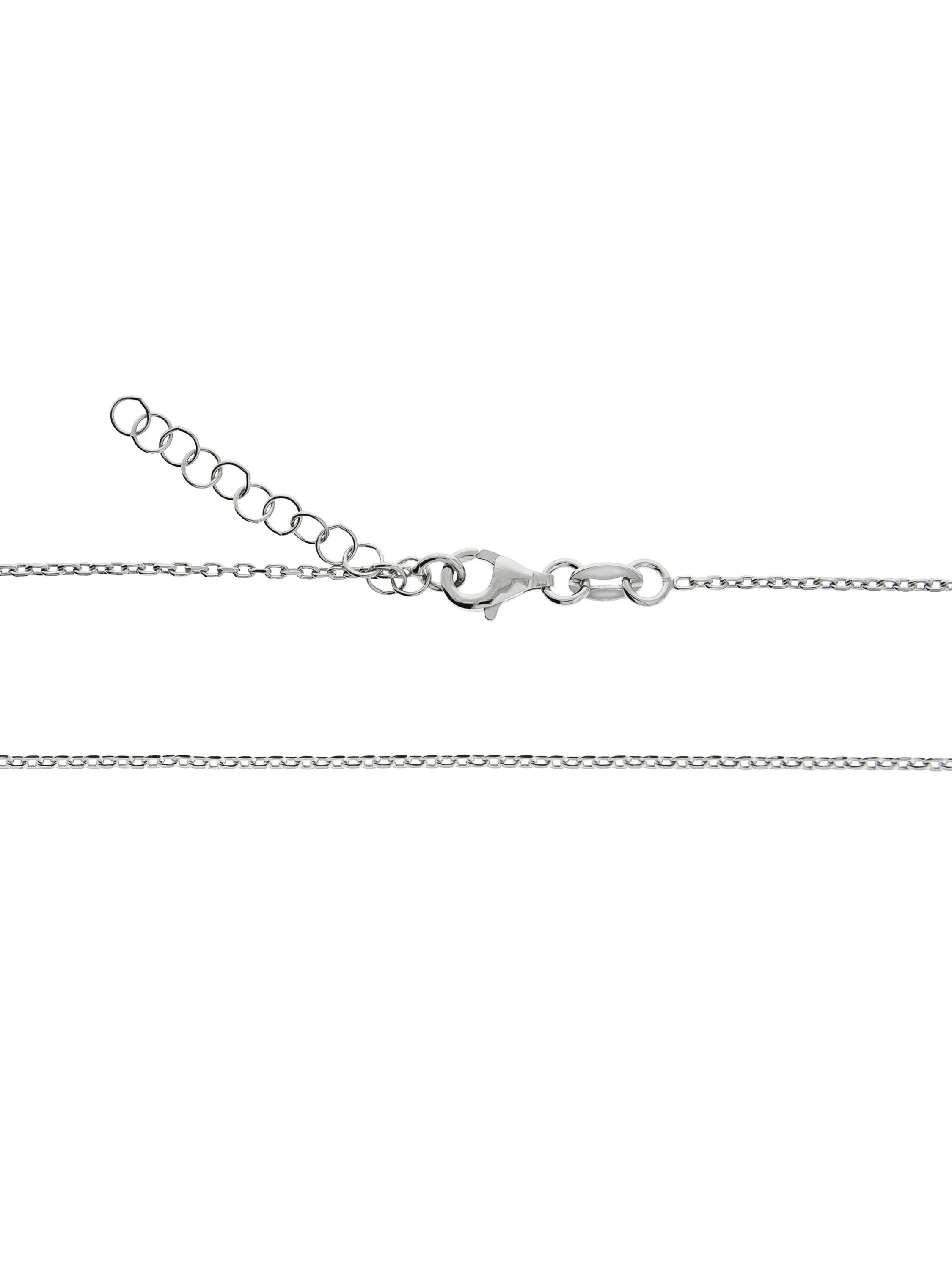 Diamonds by Ellen K. Halskette Silber 925 mit 1x Diamant 0,008ct. Buchstabe S