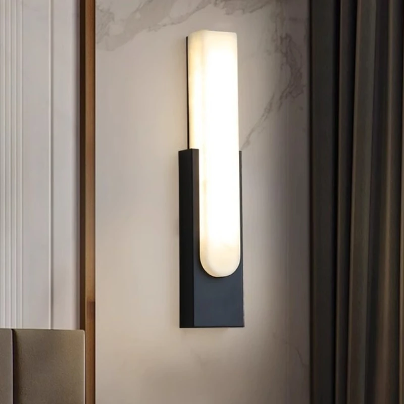 Nordic Moderne Wand Lampe Schlafzimmer Nacht Wand Leuchte Wandlampen Lampen Led Einfache Kreative Grau Metall Wohnkultur Licht