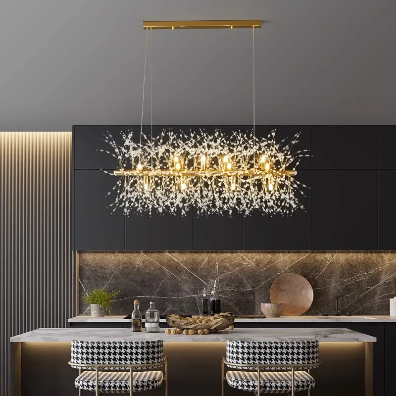 Wohnzimmer Dekoration Salon Schlafzimmer Dekor Esszimmer Pendel leuchte LED-Leuchten für Raum Innen Kronleuchter Beleuchtung Kronleuchter