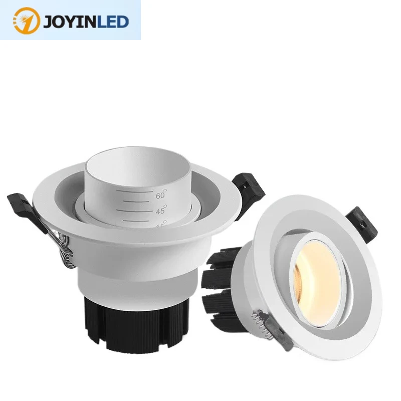 Einbau Anti Glare COB LED Downlights 3W 5W 7W 12W 15W LED Decken Lampen LED Decke spot Lichter Innen Beleuchtung AC85-265V