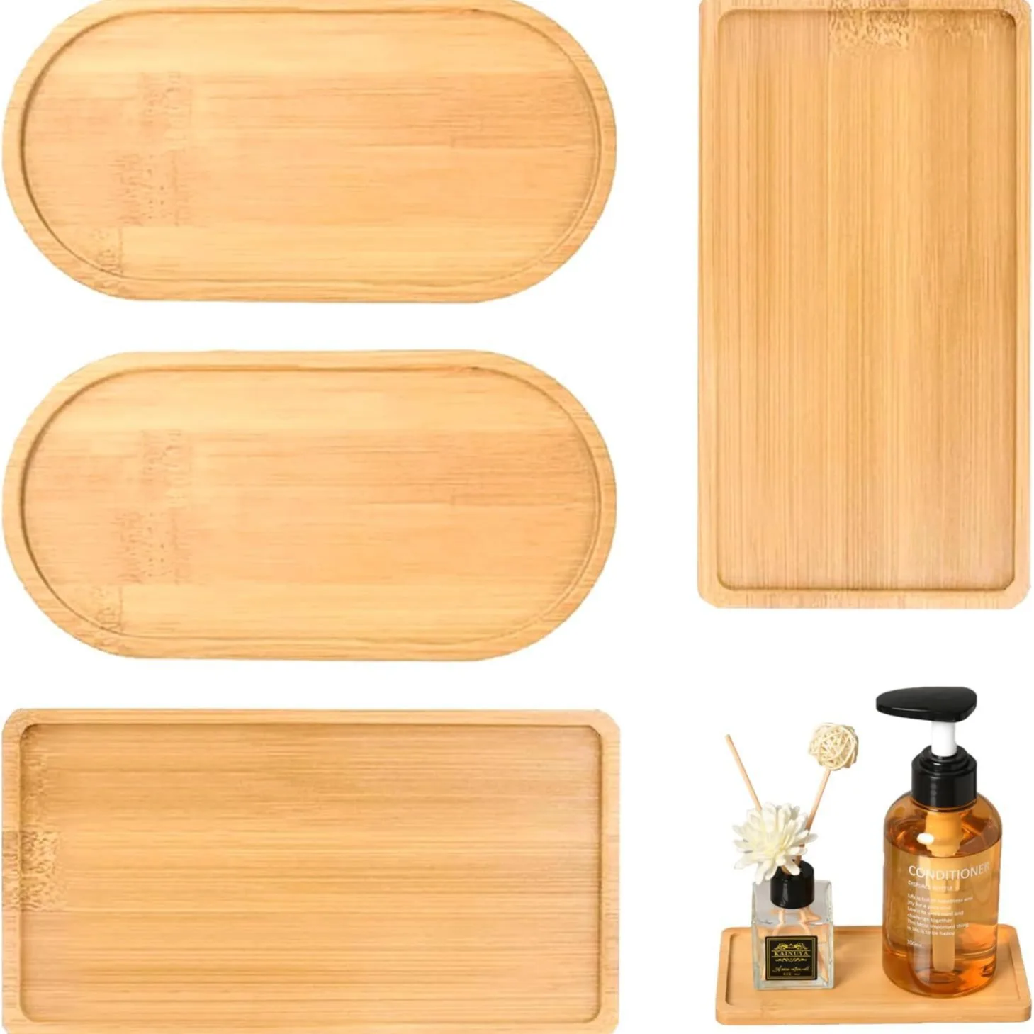 1Pc Holz Platte Multi Bambus Tablett Mini Massivholz Kleine Platte kinder Ganze Holz Platte Holz Platte Kaffee tasse Matte