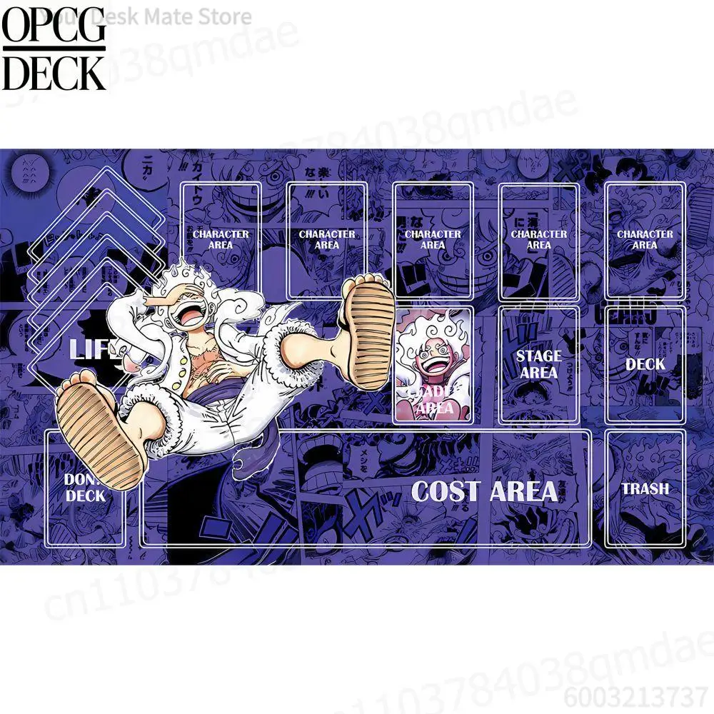 One Piece Opcg Spielmatte, Kartenspiel-Spielmatte, Monkey D. Luffy Anime-Spielmatte, hochwertige Kartenspielmatte, Weihnachtsgeschenke