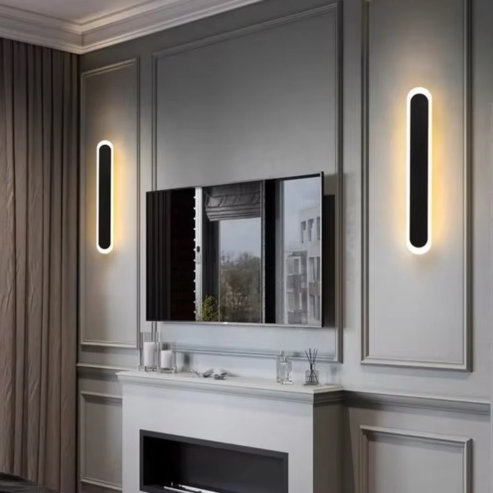 LED-Wandleuchte, moderne Wandleuchten für Schlafzimmer, Nachttisch, Wohnzimmer, Sofa, Hintergrund, Treppe, Gang, Heimdekoration, Wandleuchte, Innenbeleuchtung