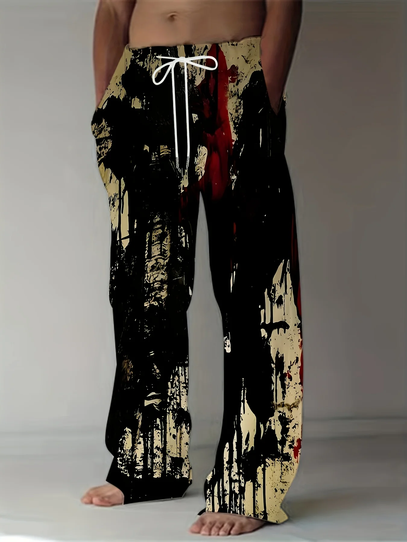 2026 Heiß begehrte Sommer-Mode: Neue Retro Gothic Hip-Hop Strand- und Fitness-Hosen mit 3D-Druck im Street-Style, große Größen