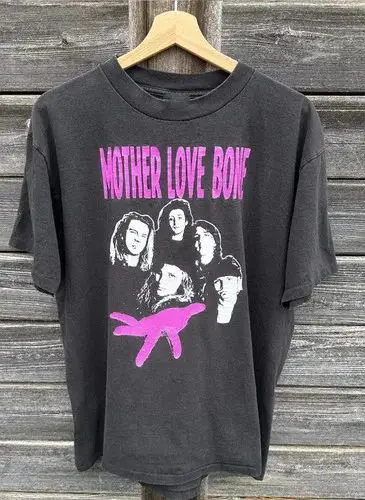 Y2k Rock Band Vintage Mother Love Bone Alstyle Vintage Shirt Anthrazitfarbenes T-Shirt Übergroßes T-Shirt Harajuku T-Shirt Unisex
