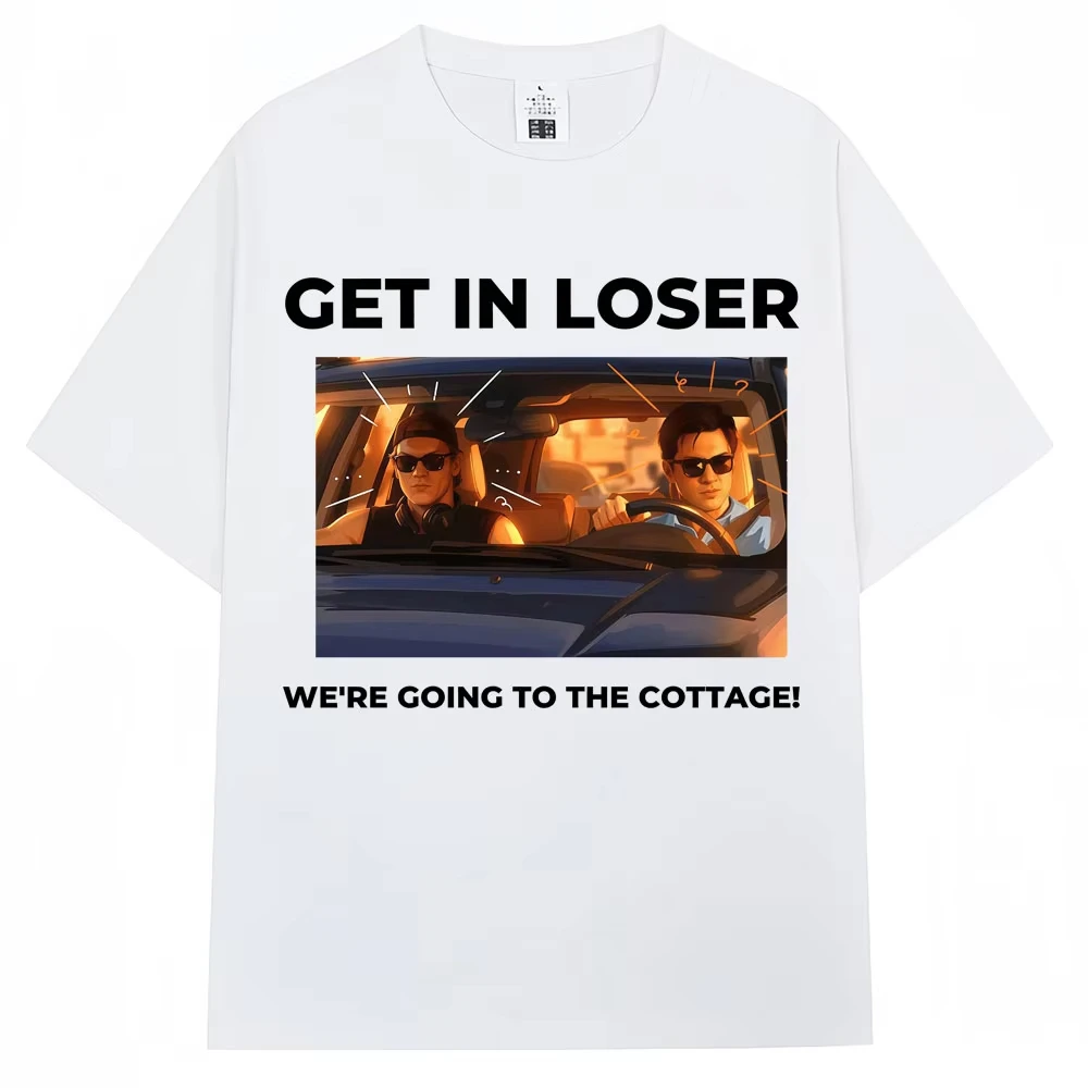 Heated Rivalry Lustige Meme-Grafik-T-Shirts „I'm Coming The Cottage Hollanov“ für Männer und Frauen, Humor-Vintage-T-Shirts, lockeres Baumwoll-T-Shirt