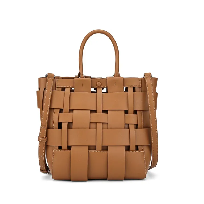 2025 Borse da donna di design di lusso scava fuori borse in tessuto Borse tote di grande capacità di marca Borse a tracolla a tracolla intrecciate di nuova moda