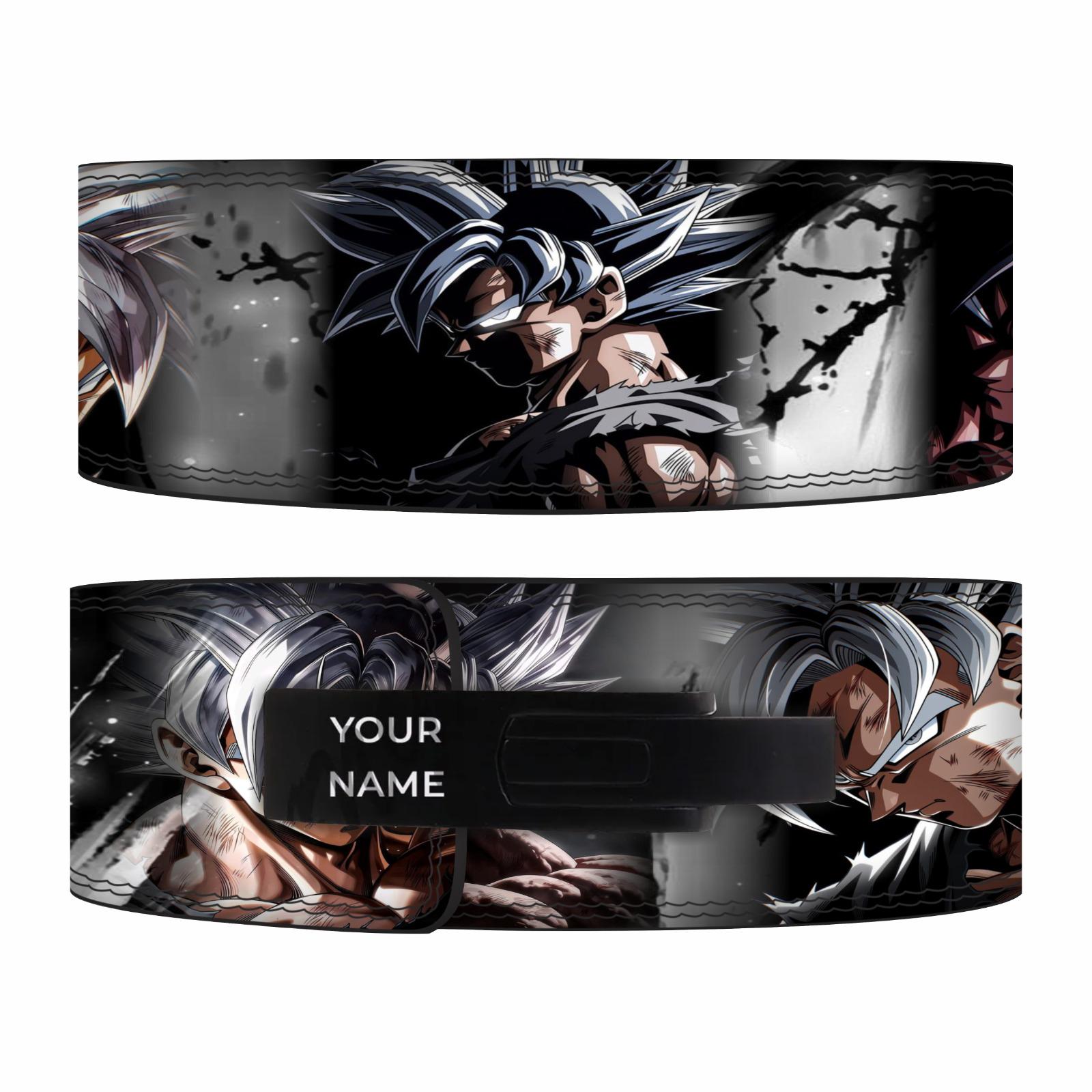 Cintura anime Goku Dragon Ball Z Cintura da palestra Goku Cintura da sollevamento pesi Dragon Ball Z Cintura a leva Goku Cintura da powerlifting Goku