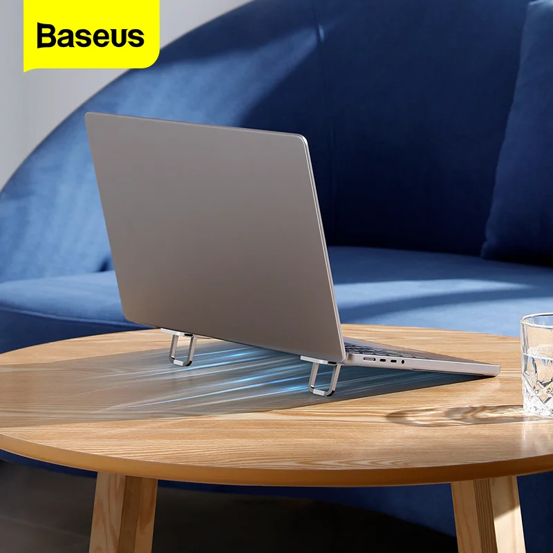 Baseus Laptop Ständer Für Xiaomi Lenovo Laptops Mehrzweck Desktop Laptop Halterung Mini Cooling Stand Füße Für Macbook Air Pro Image