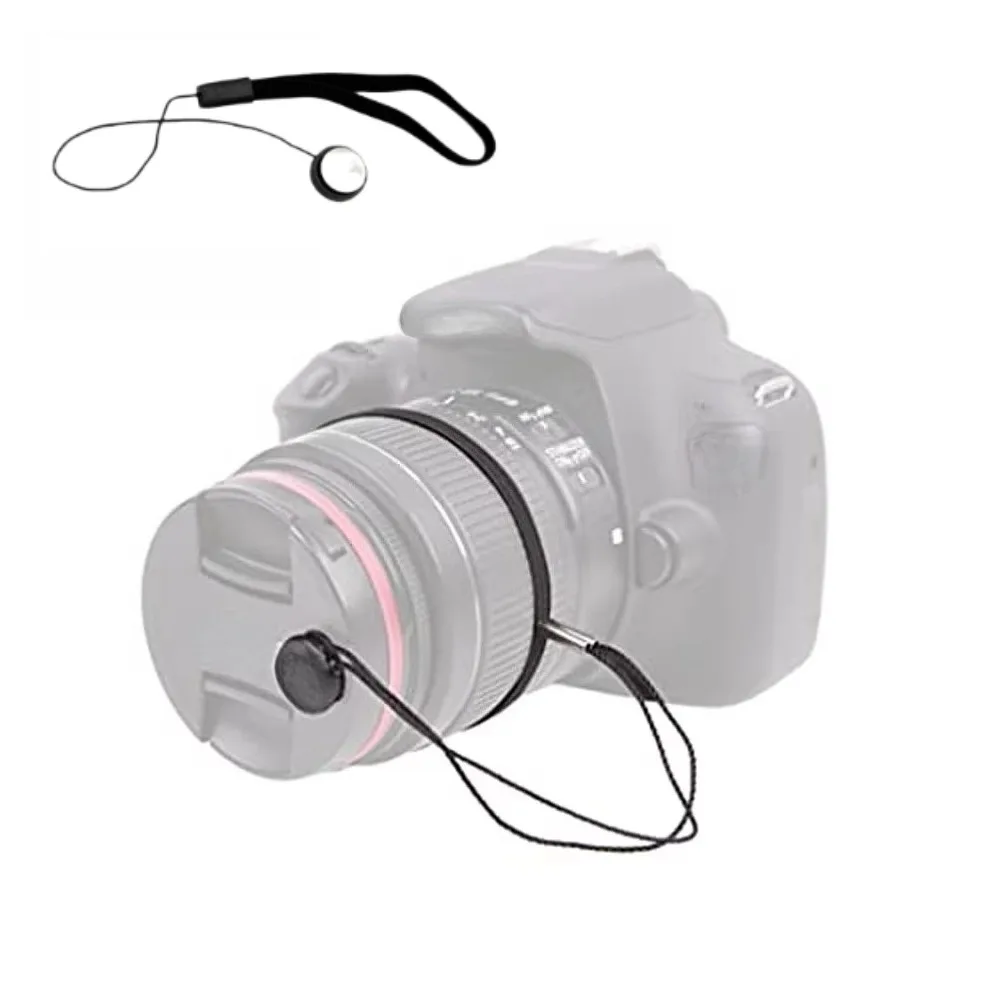 1/3/5 Stück Kamera-Objektivdeckel-Halter mit elastischem Band, kompatibel mit universellen DSLR-, SLR- und spiegellosen Kameras sowie Videokameras Image