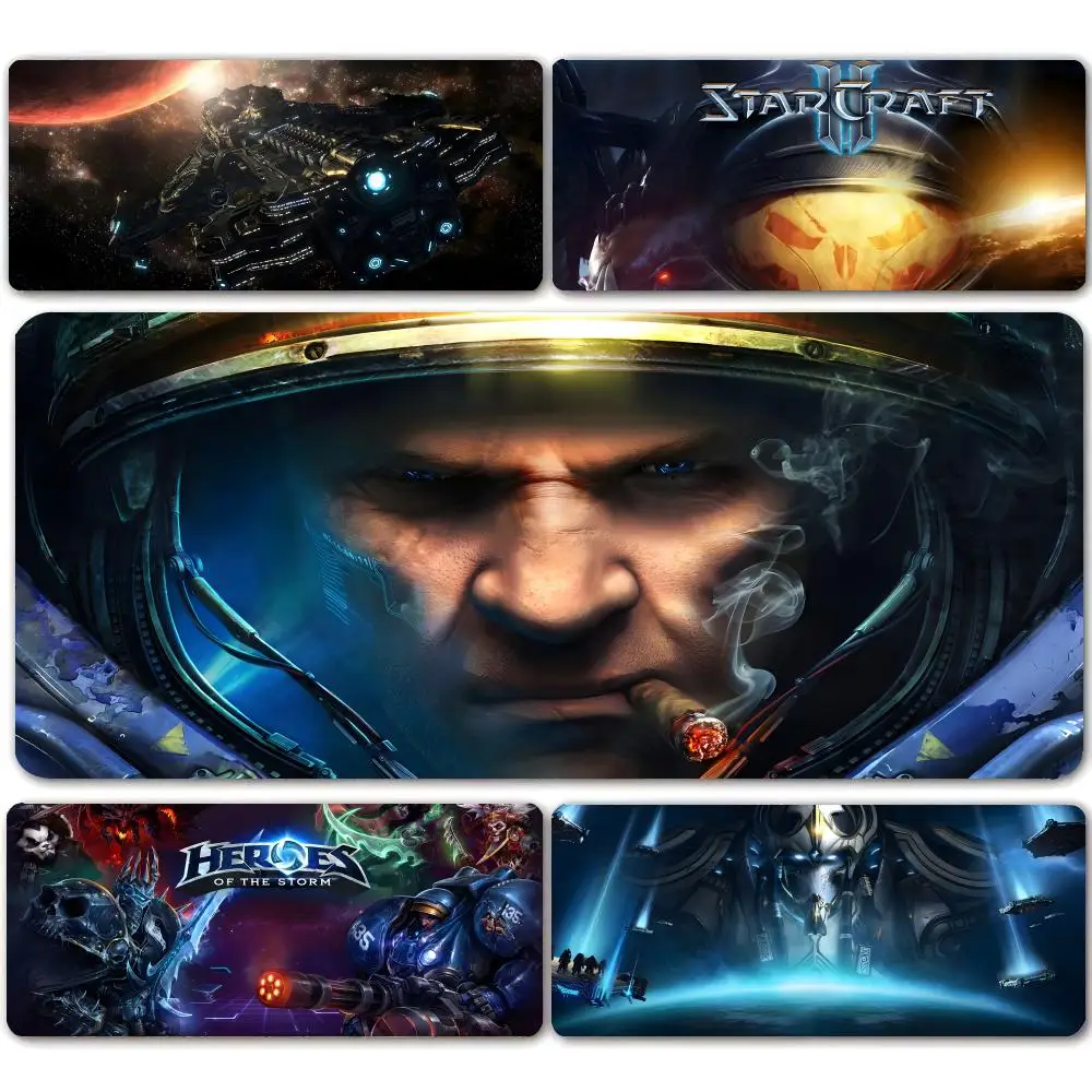 StarCraft RTS Gaming-Mauspad Großes Mauspad mit LockEdge-Technologie Verdickte Computer-Tastatur-Tischunterlage Image