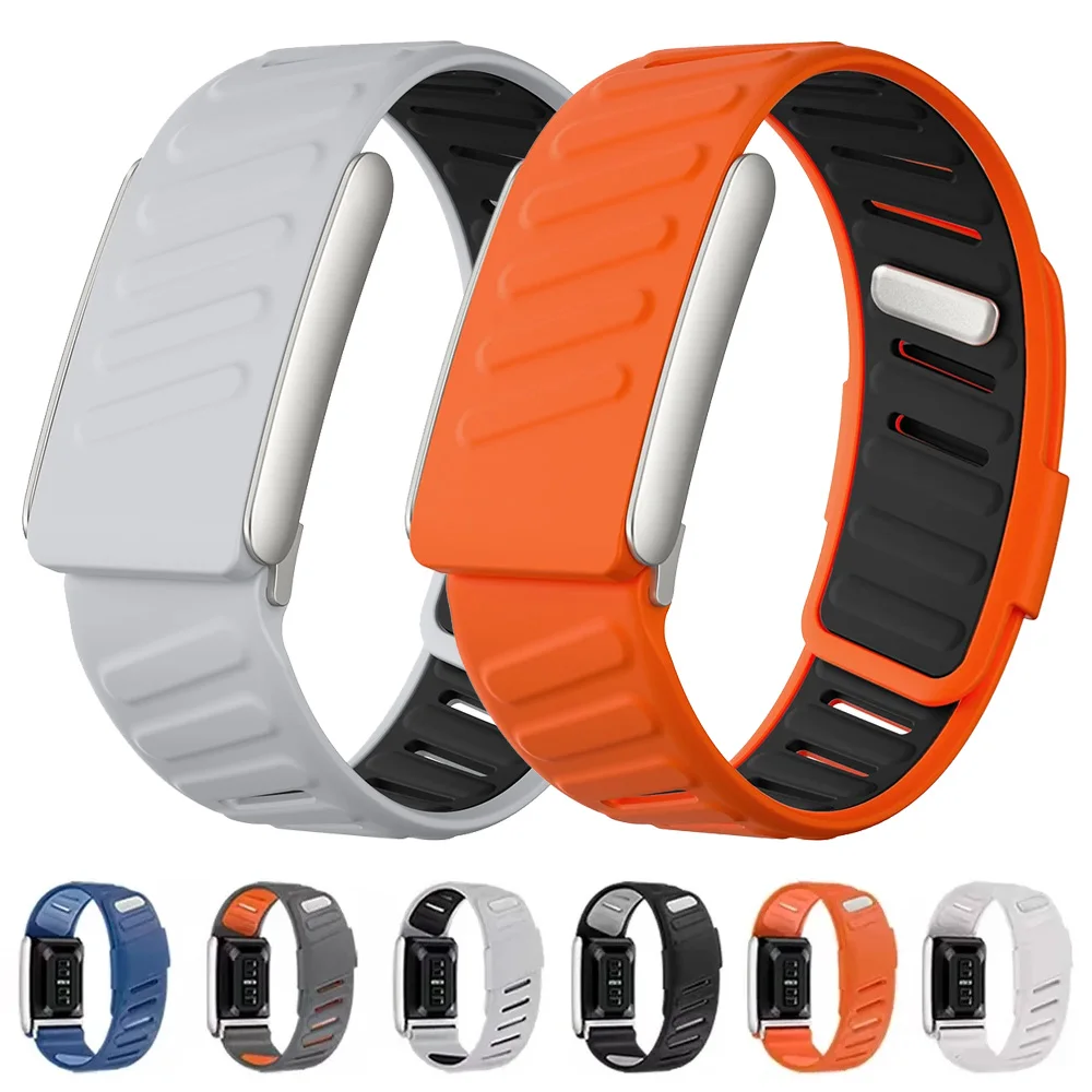 Weiches Silikonarmband für WHOOP 5.0/WHOOP 5.0 MG, schnell abnehmbarer, austauschbarer, wasserdichter Sportarmband, WHOOP 5.0 MG Correa Zubehör Image