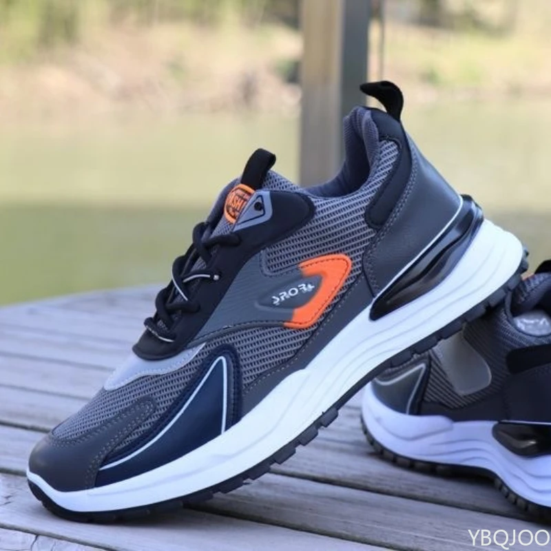 2025 Große Größen Herbstmode Neuheit Atmungsaktive Lässige Bequeme Herrenschuhe Vielseitige, Leichte Flache Sportschuhe für Herren