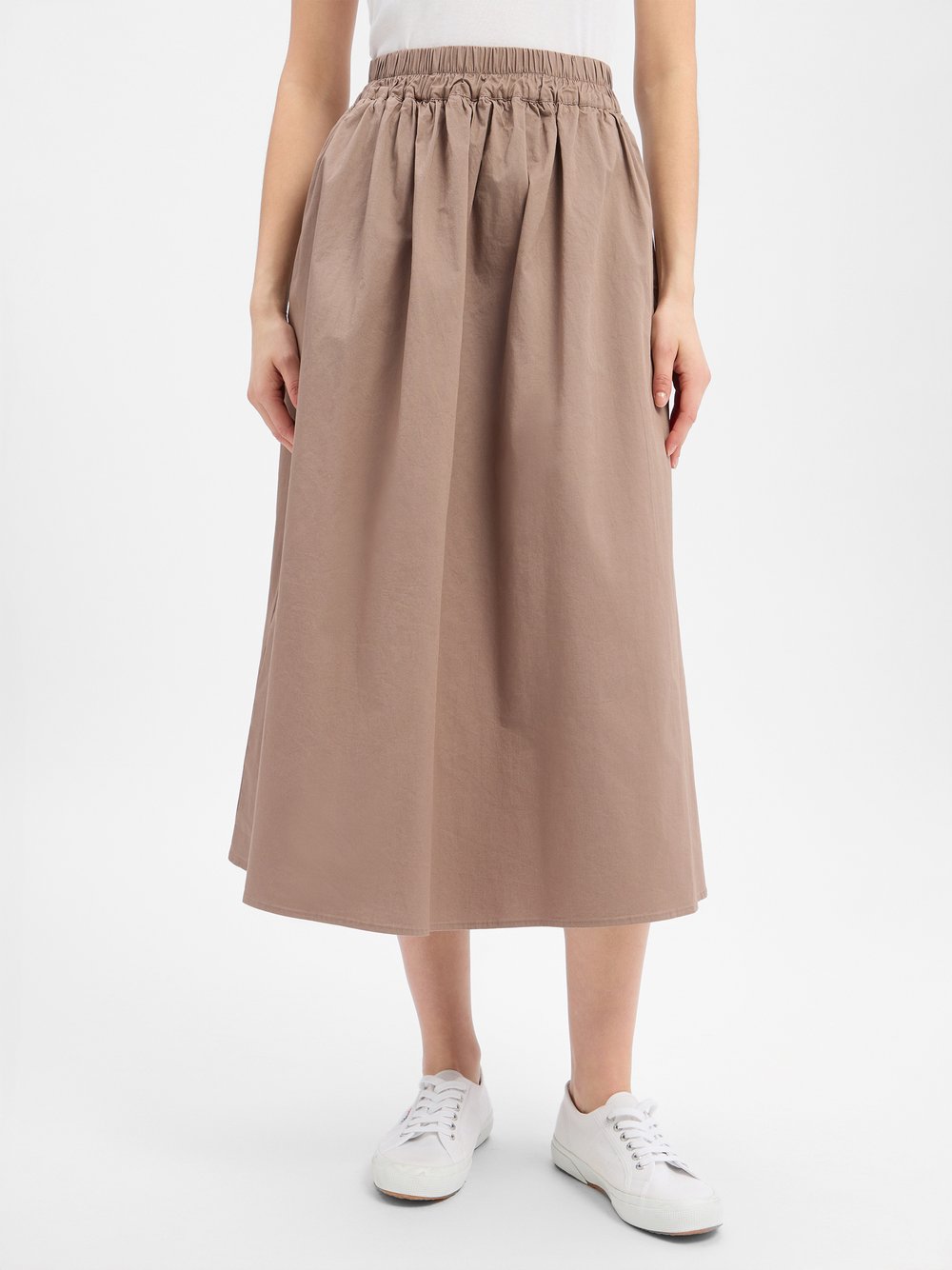Marie Lund Midirock Damen taupe, 34