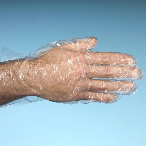 5000 `WORK-INN/-PS` Handschuhe, PE transparent für Herren, L Image