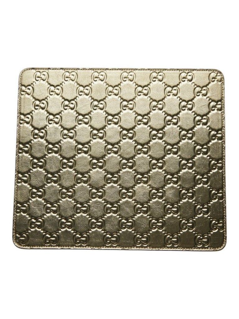 Gucci Accents | Guccissima Gg Logo Mouse Pad Computer Pc Interior | Color: Green | Size: Os