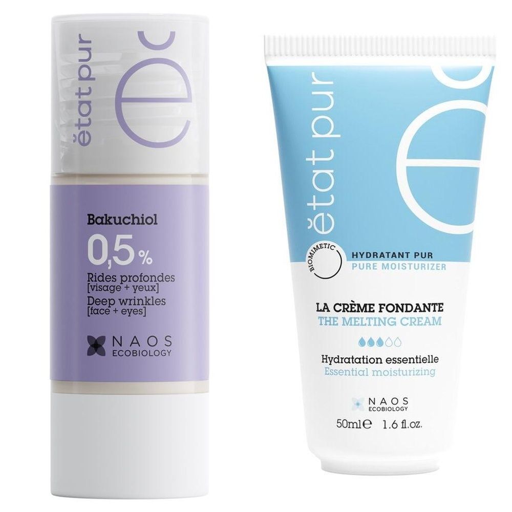 Etat Pur Bakuchiol 0,5% + Crema Idratante Fondente 40ml 50+15 ml Set