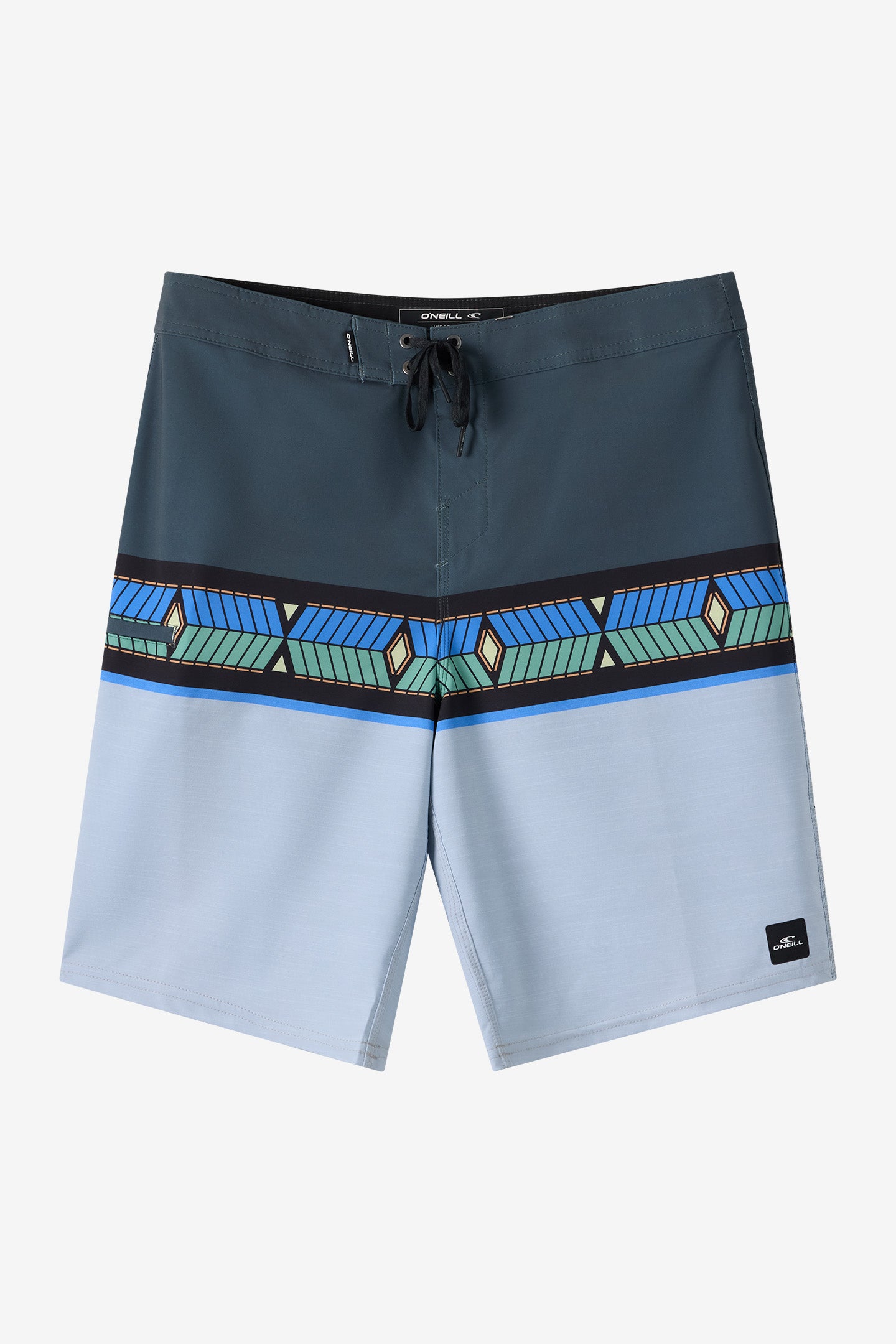 O'Neill Men's Hyperfreak Heat Block 21"" Board Shorts in High-Rise, Size 32, Elastane/Polyester