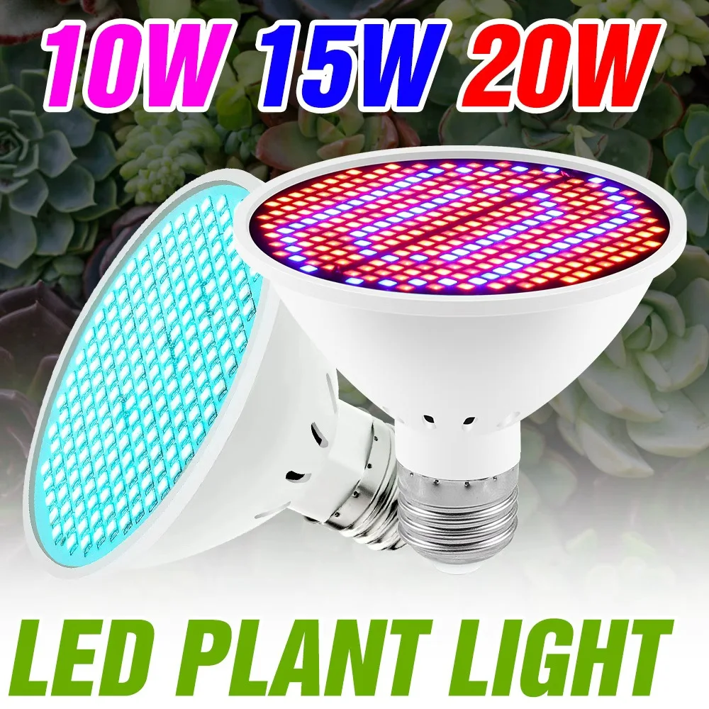 20W E27/E26 LED Wachsen Glühbirne Volle Spektrum Anbau Lampe 220V Für Zimmerpflanze Topf Blumen saftige Füllen Beleuchtung 110V Image