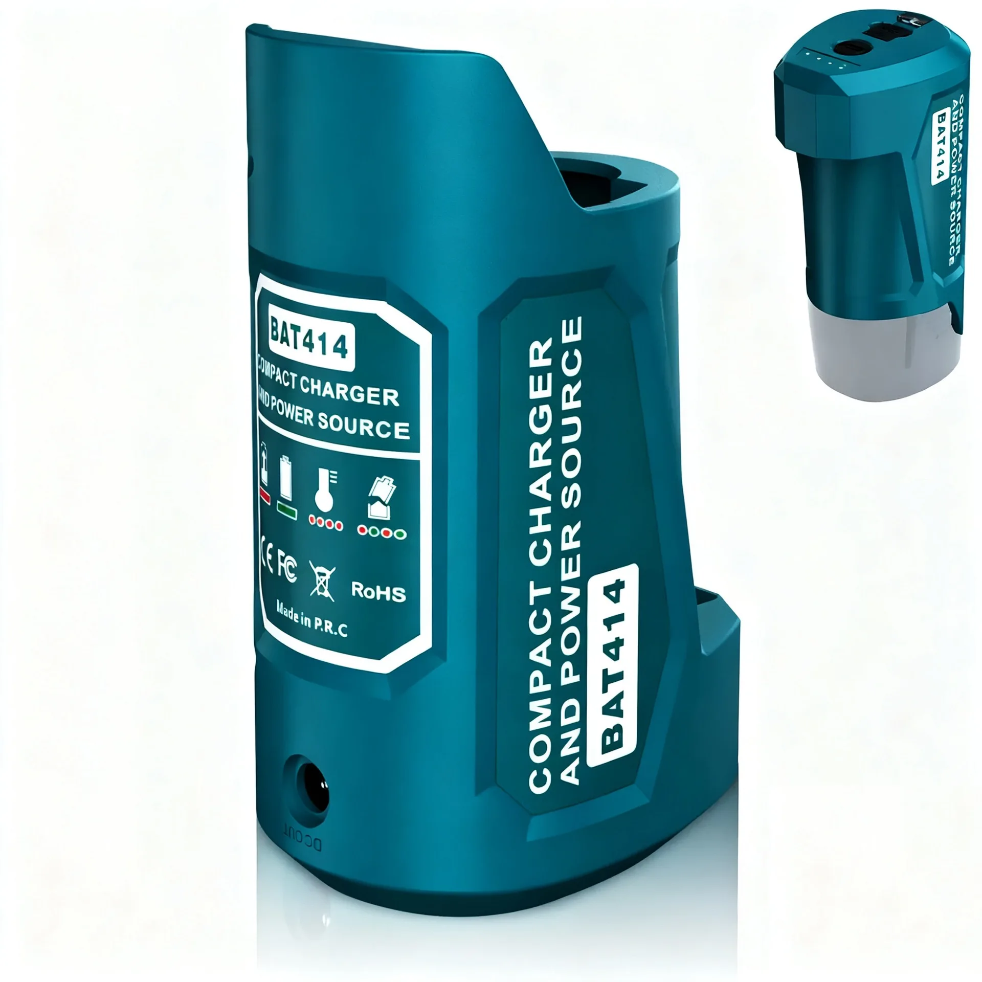 USB-Stromquelle Netzteil Ladegerät Kompatibel mit Bosch 10,8V/12V Lithium-Ionen-Akku, mit USB-Ladefunktion, Typ-C Eingangsanschluss Image