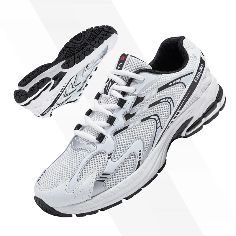 Bassploa Männer Laufschuhe Casual Sports Mesh Oberfläche atmungsaktive rutsch feste verschleiß feste Männer Basketball leichte Sportschuhe