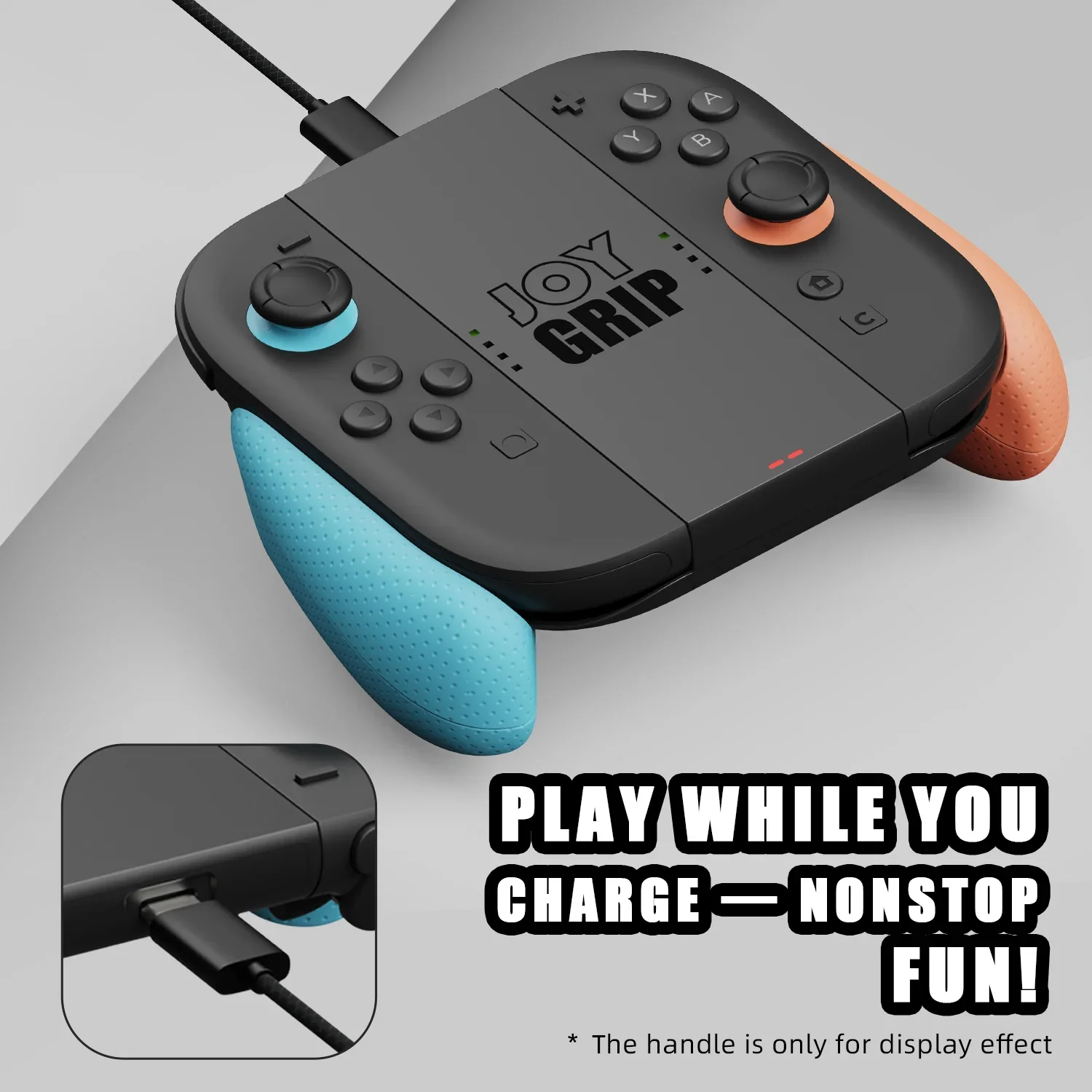 Savage Raven von Skull & Co. JoyGrip JoyCon Ladegriff Halterung Ladegerät Handgriff Halterung für Nintendo Switch 2 Image