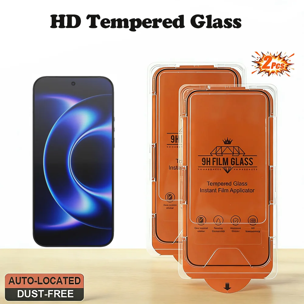 2 Stück Displayschutzfolie für Xiaomi 17 Ultra 13T 14T Pro Mi 17 Pro Max Mi15 Mi14 Mi 15 14 13 14T 13T Pro – Gehärtetes Glas – Staubfrei Image