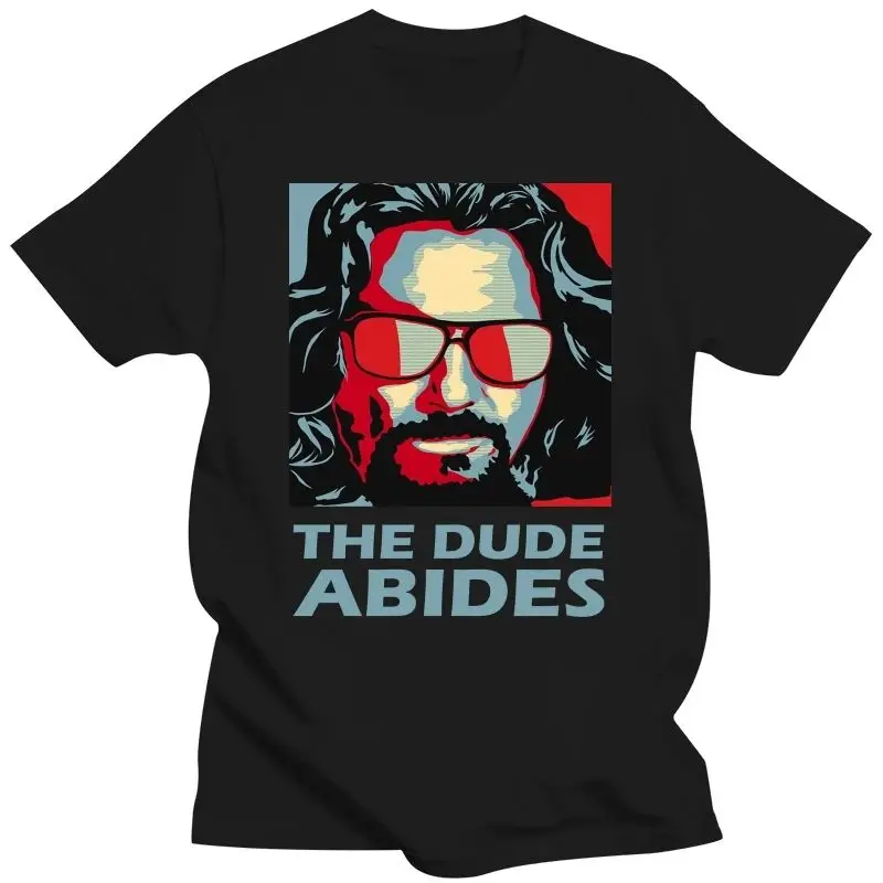 Harajuku Y2k Vintage Tops The Dude Abides Man Big Lebowski T-Shirt O Neck Tops Lässiges, lockeres, übergroßes Print-T-Shirt Unisex