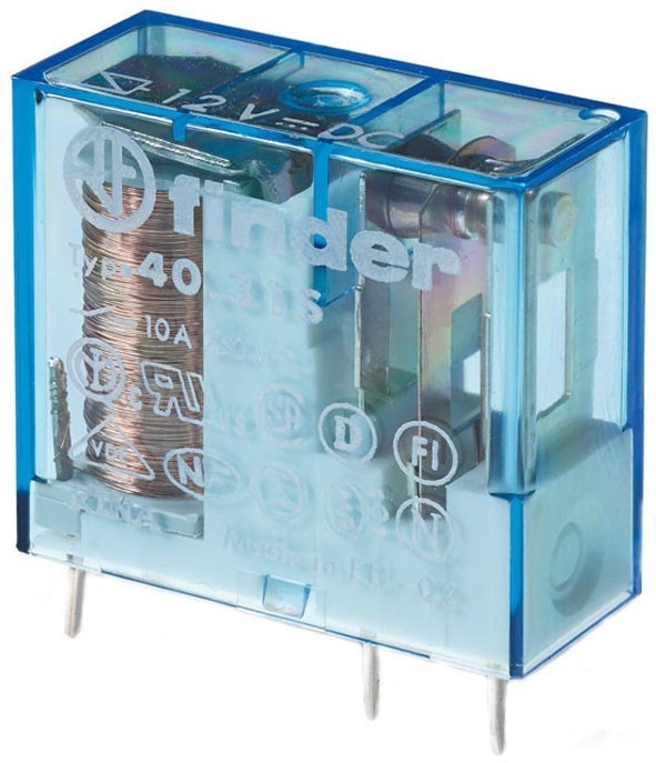 Finder Steck/Printrel.12VDC 1W10A 40.31.9.012.0000 403190120000 Image