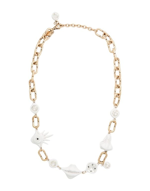 Necklace Metal - White - Weekend by Maxmara Necklaces