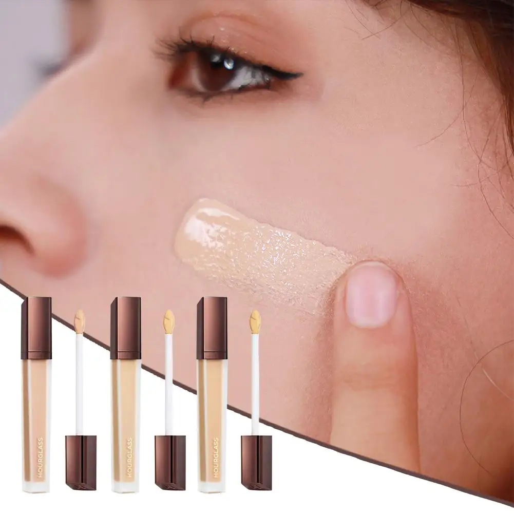 HOUR GLASS Correttore liquido opaco ad alta copertura Impermeabile Controllo olio Idratante Correttore a lunga durata Trucco professionale