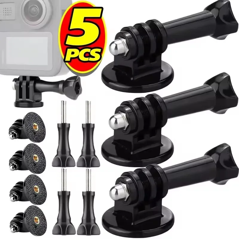 Stativadapter für Gopro Hero 13 12 11 10 Dji Osmo Insta 360 Universeller Tragbarer 1/4" Stativadapter Konverter Schraubhalterung Image