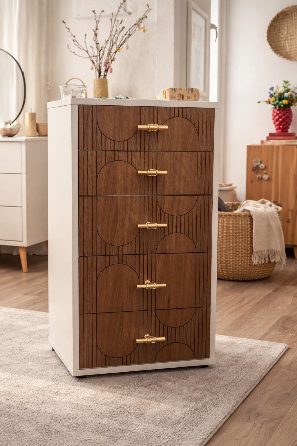 Pannelli per cassetti Alex di Ikea, inserti per cassetti Alex per cassettiere, rivestimento moderno per cassetti Alex di Ikea